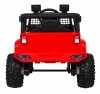 Autko Jeep Dark Night na akumulator dla dzieci Czerwony + Wolny Start + EVA + Audio LED